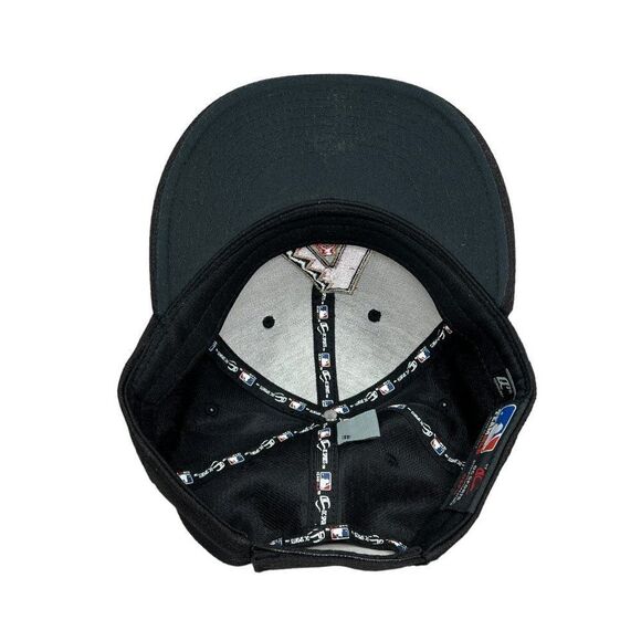 MLB Hat Men's Black Arizona Diamondbacks Adjustable Strap Back Hat - Picture 6 of 8
